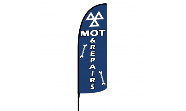 MOT & Repairs Custom Advertising Flag